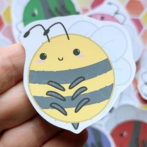 Cute Kawaii Bee Stickers and Magnets