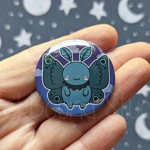 Chibi Cute Mothman 1.5 Inch Button