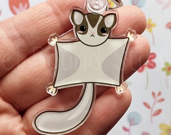 Sugar Glider Acrylic Keychain