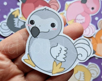 Cute Kawaii Dodo Bird Stickers and Magnets