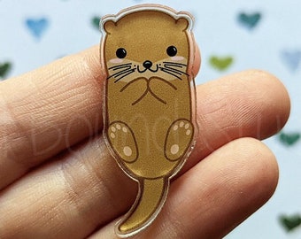 Otter Acrylic Pin