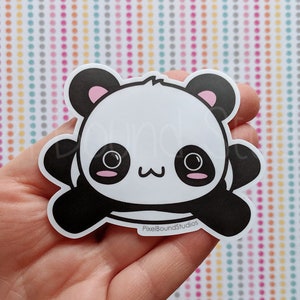 Chibi Cute Panda Vinyl Sticker