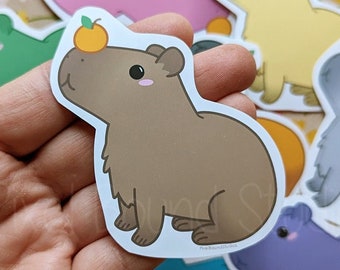 Capybara Aufkleber und Magnete | Anpassbare Farben
