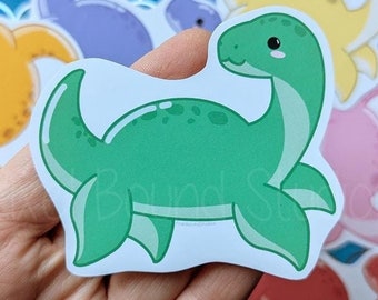 Nessie, Loch Ness Monster Cryptid Aufkleber und Magnete | Anpassbare Farben
