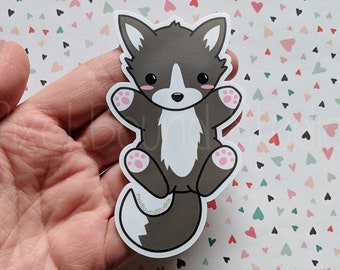 Kawaii Cute Wolf Vinyl Sticker