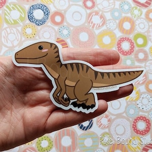Chibi Utahraptor (Velociraptor) Vinyl Sticker