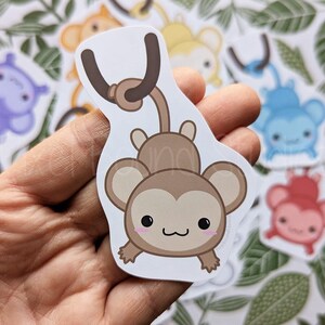 Chibi süsse Affen- Aufkleber und Magnete