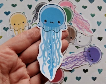 Cute Kawaii Jellyfish Stickers and Magnets