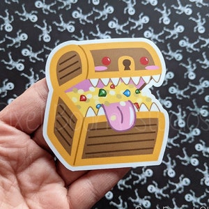 Kawaii Mimic Vinyl Sticker for Phone, Car, Tablet, Laptop