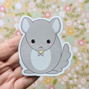 Chinchilla wasserdichte Magnet | Süße Kawaii Kunst | Autosicher