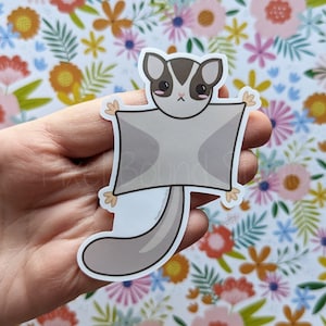 Chibi Sugar Glider Vinyl Sticker