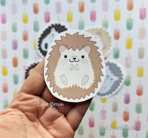 Brown Hedgehog Hand Stitched Notebook Brown Hedgehog Hand Stitched Notebook