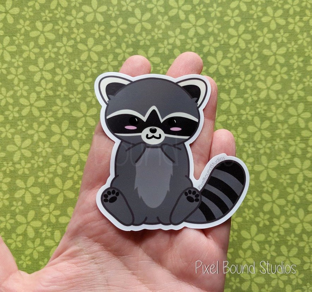 Milleyz I Brake For Forbidden Kitties Raccoon Sticker, Raccoon Stickers,  Animal Lover Stickers, Cute Stickers, Funny Stickers, Water Assistant  Die-Cut