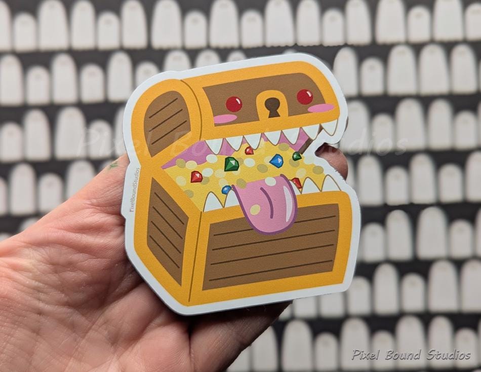 Chibi Mimic Chest - Etsy