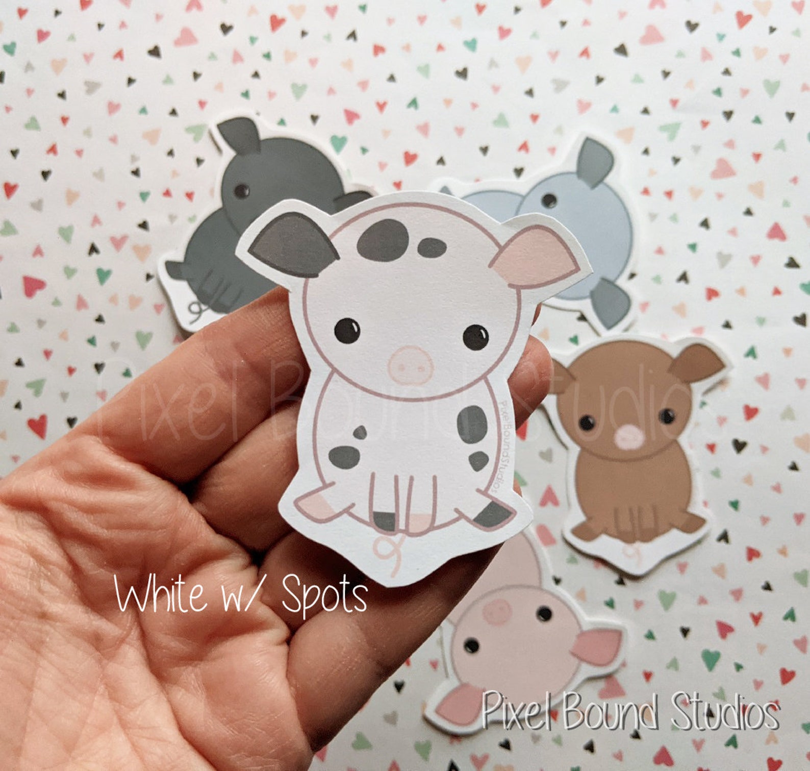 Chibi Piggy Stickers and Magnets - Etsy