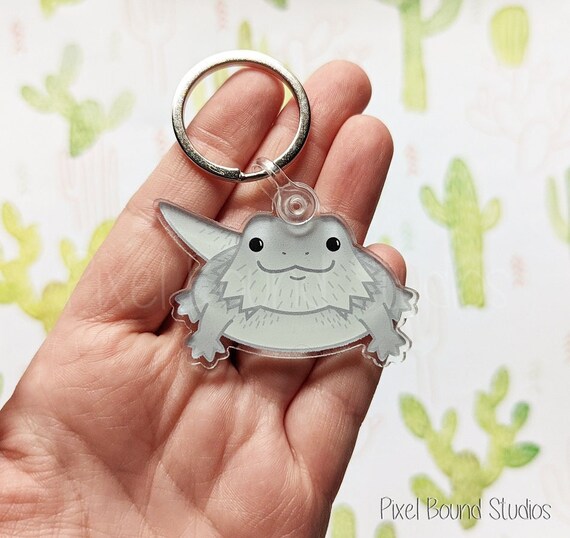 Bearded dragon sales keychain