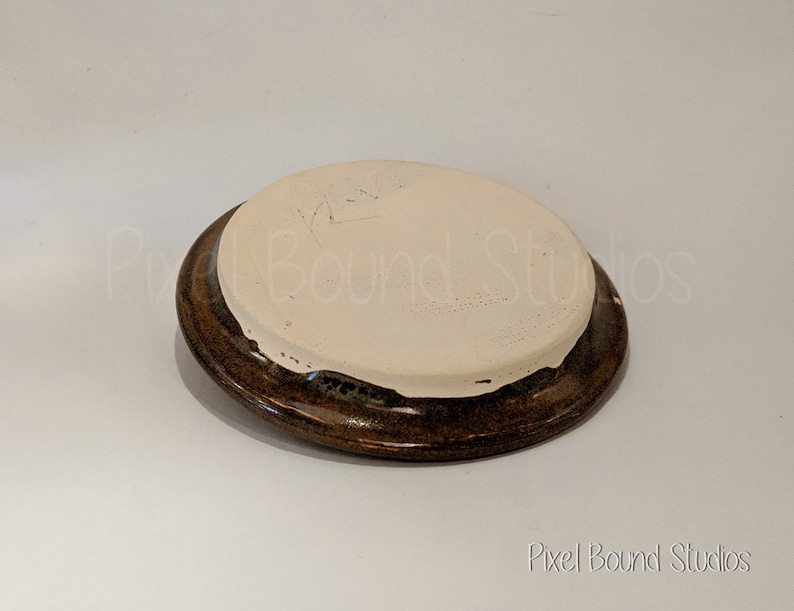 Hand Thrown Bronze Ceramic Incense Burner