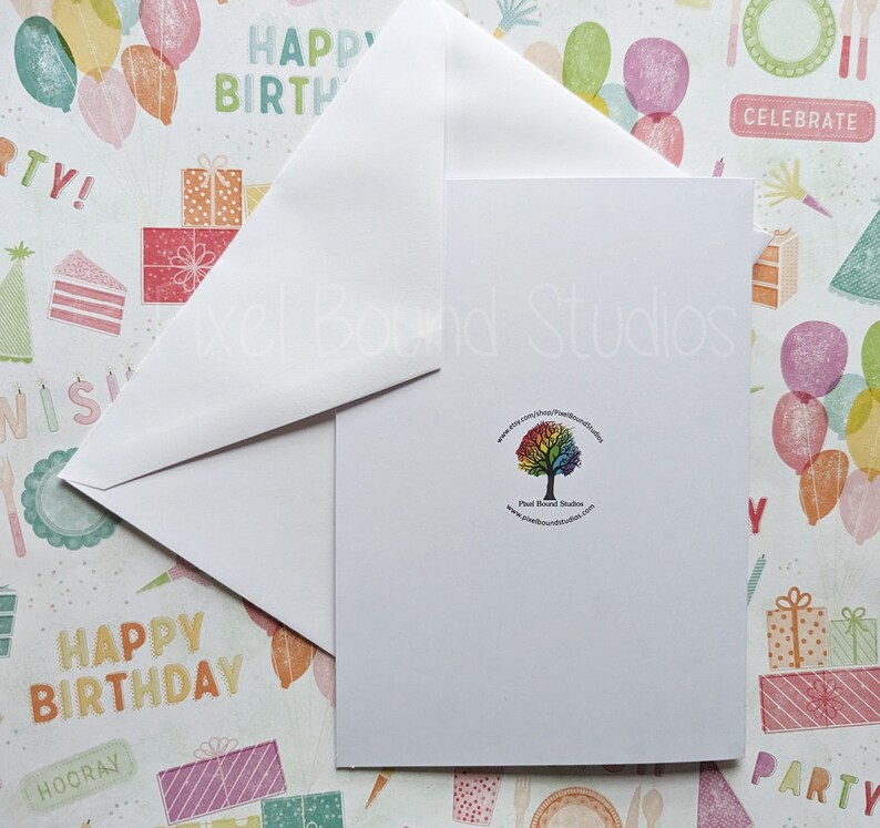 Cute Happy Birthday Chibi Pegasus With Balloon Birthday Card 5″ X 7″ - Etsy