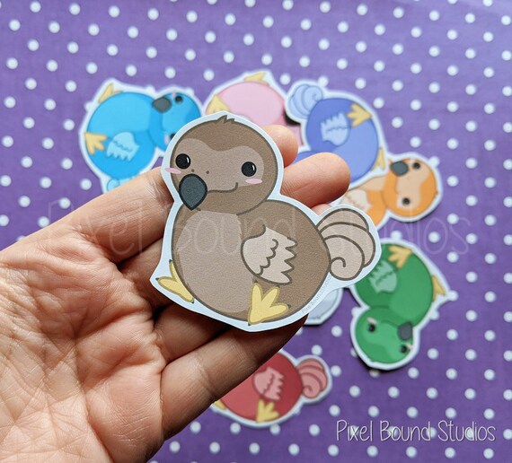 Cute Kawaii Dodo Bird Stickers and Magnets - Etsy