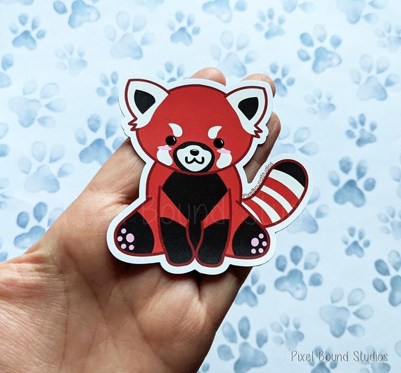 Kawaii Roter Panda Auto Magnet - .de