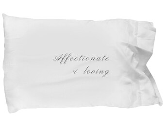 Standard Pillow Case Affectionate Loving