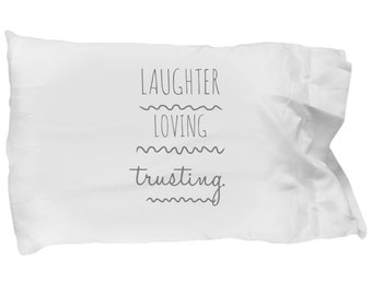 Standard-Kissen Fall lachen, lieben, Vertrauen