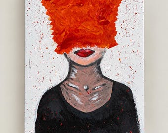 Originales Acrylgemälde. Acryl auf Leinwand · 30 × 25 cm