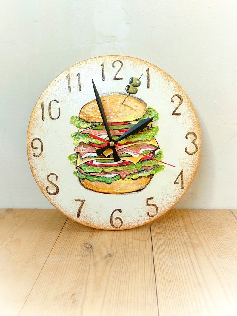 wooden clock for kids