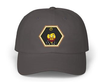 Plumber Hat, Embroidered Dad Cap with Bearded Plumb Bob Badge, Funny Gift for Plumbers, Handymen, and Contractors