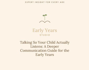 Toddler Communication Guide | Gentle Parenting, Montessori Style (PDF Download)