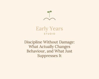 Gentle Discipline Guide | Discipline Without Damage | Toddler Tantrums & Boundaries | Printable PDF | Digital Download