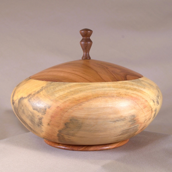 Hand Turned Hollow Form Box,