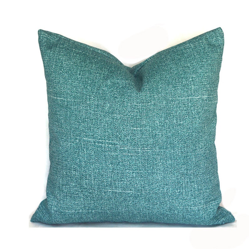 Outdoor Pillow Covers with Zippers, Easy-Use, Affordable Style, Swift Delivery Orange and Turquoise You Choose image 6