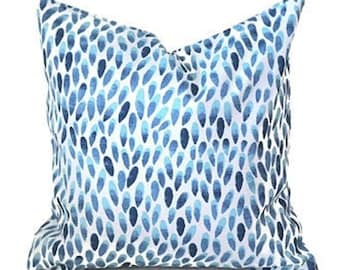 Sale 12"x12" Outdoor Pillow Covers Decorative Home Decor Blue Designer Throw Lotus Denim