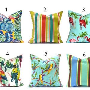 Decorative Outdoor Pillow Covers with Zippers, Budget-Friendly and Quick Delivery, Blue You Choose