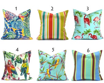 Decorative Outdoor Pillow Covers with Zippers, Budget-Friendly and Quick Delivery, Blue You Choose