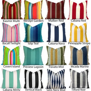Outdoor Furniture Cushion Covers for Chairs, Benches, Porch Swings, Day Beds, Window Seats, Any Size, Any Fabric From Our Studio image 7