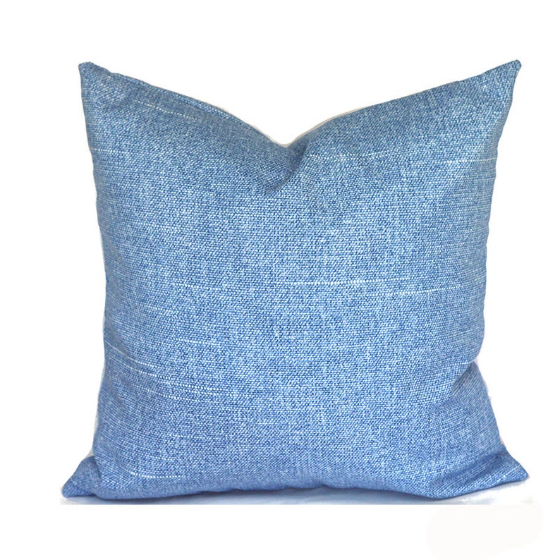 Outdoor Pillow Covers with Zippers, Easy-Use, Affordable Style, Swift Delivery Turquoise Navy Blue You Choose image 2