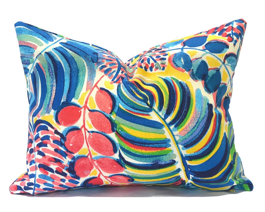 SALE 16x12 Outdoor Lumbar Pillow Cover Decorative Etsy