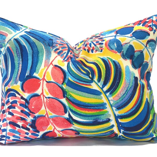 Floral Lumbar Pillow Etsy