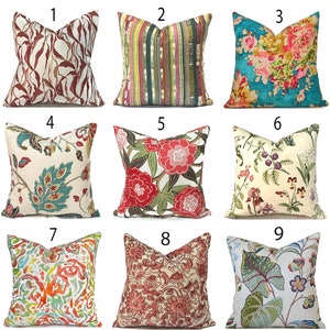 Colorful Home Decor: Decorative Pillow Covers with Zipper Closure - Easy to Wash, Quick Shipping, You Choose