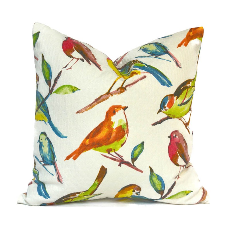 Outdoor Pillow Covers with Zippers, Affordable, Easy-to-Use, Delivered Swiftly Red, Green and Yellow You Choose image 2