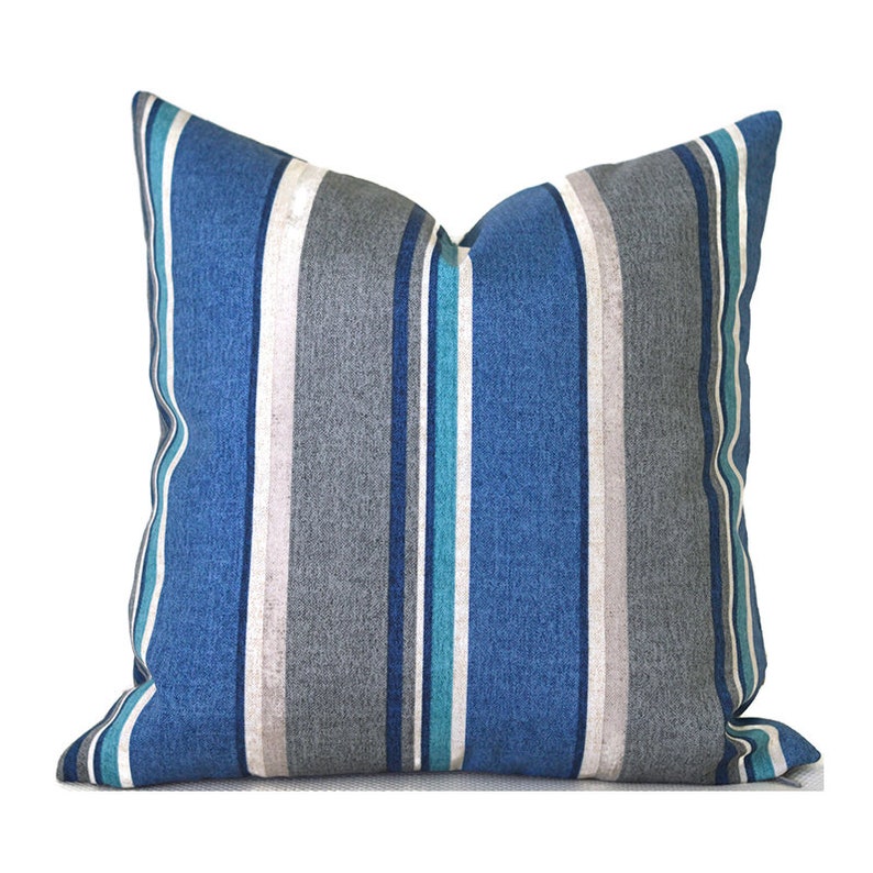 Outdoor Pillow Covers Decorative Home Decor Navy Blue Etsy