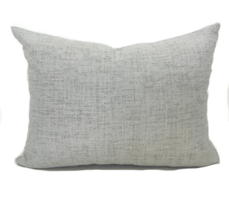 CLEARANCE 16x12 Outdoor Lumbar Pillow Cover Gray Etsy