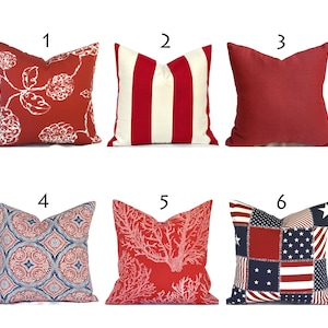 Outdoor Pillow Cover with Zippers, Easy to Use & Washable, Pick Your Favorites