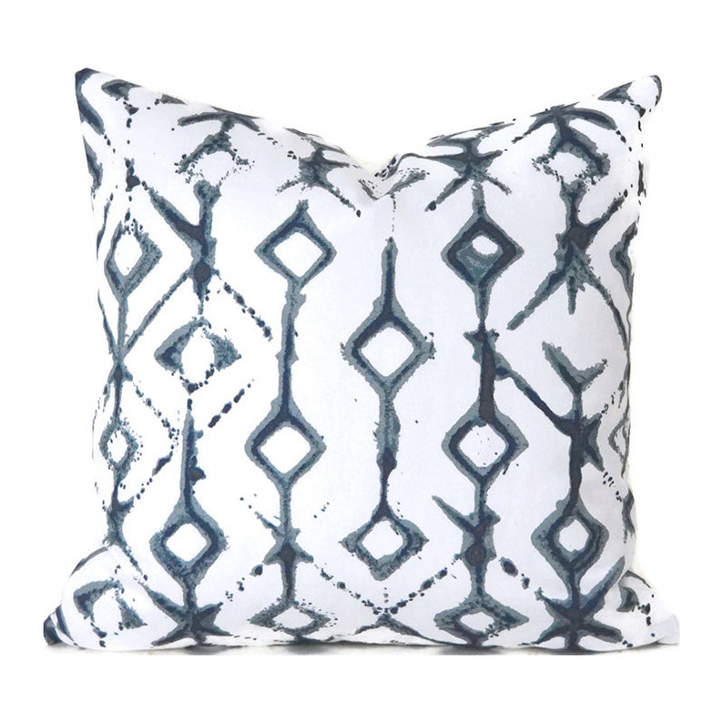Indoor Pillow Covers Home Decor Southwestern Indian Gray Black Etsy