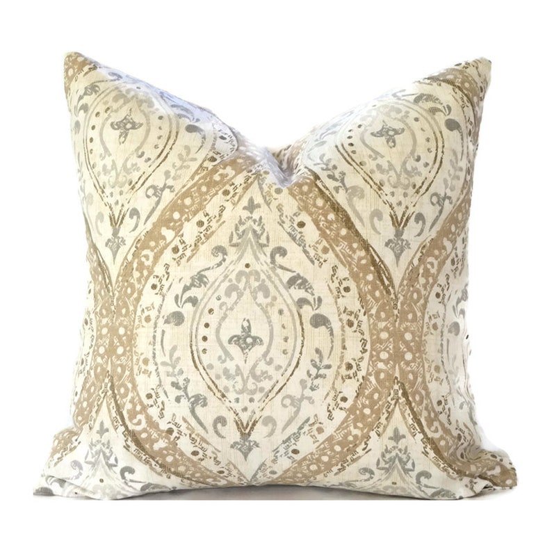 Indoor Pillow Covers Decorative Home Decor High End Tan Ecru Etsy