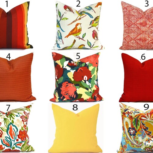 Outdoor Pillow Covers Decorative Home Decor Navy Blue Designer Etsy