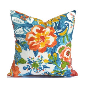 Outdoor Pillow Covers with Zippers, Affordable Home Decor, Easy to Use, Quick Delivery, Floral Sun River Sky