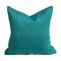 Zippered Outdoor Pillow Covers Quickly Delivered, Budget-Friendly, Solid Blue Herringbone Teal